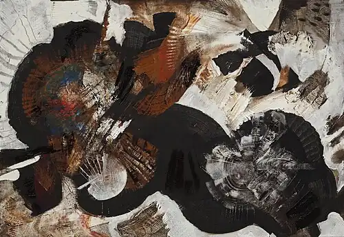 «Композиция номер 308», 2011 год. Холст / масло, 100 х 70 см.