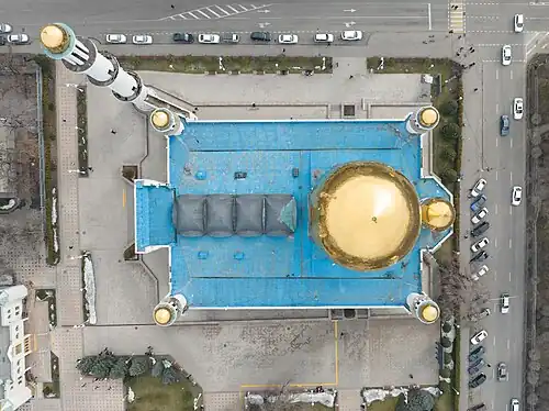 Вид мечети сверху