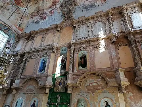 Иконостас летнего храма на осень 2020&nbsp;г.