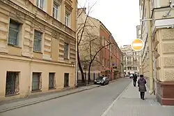 Артиллерийский переулок, вид от улицы Короленко