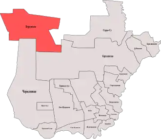 Бурунское сельское поселение на карте