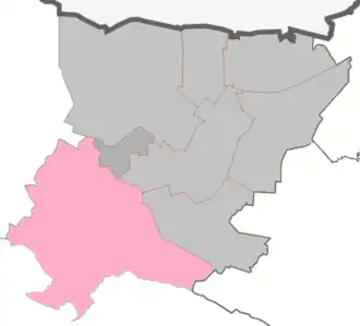 Безымянный сельский округ на карте