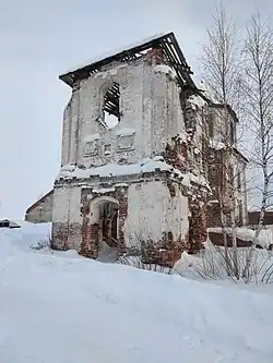 Колокольня церкви в 2022 году