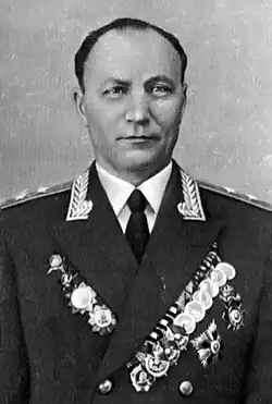 Генерал-лейтенант Арефа Константинович Блажей. 1954