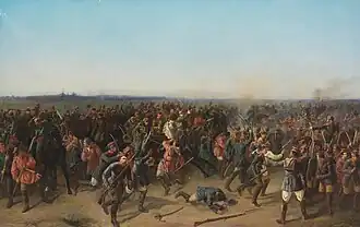 Шукаев С.Г. Дело между Крушинами и Боровно 17 августа 1863 года (Атака 1-го эскадрона Лейб-гвардии Гродненского гусарского полка).