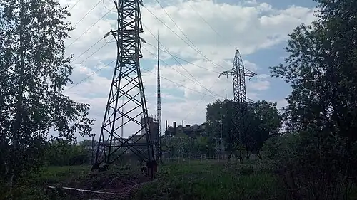 Вид на ОРУ Береговая, 2018