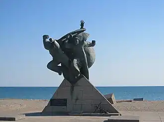 Братская могила участников Евпаторийского десанта