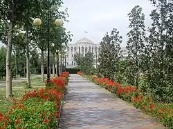 Бульвар у Дворца Нации