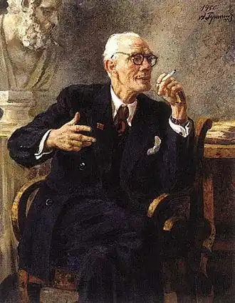 А. М. Герасимов. Портрет Б. И. Яковлева. 1950. Русский музей