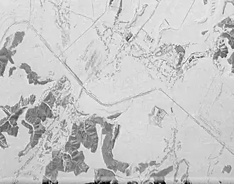 Спутниковая съёмка села Ведмежье. 1981 год