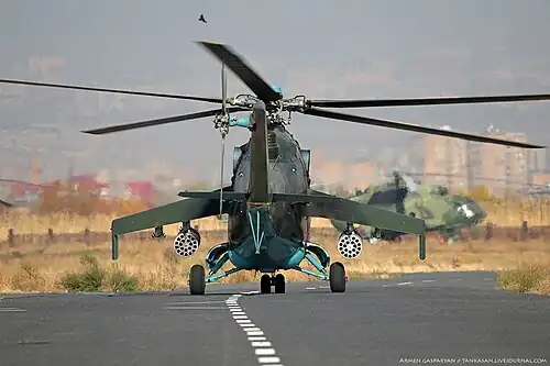 МИ-24 ВВС Армении, аэродром "Эребуни"