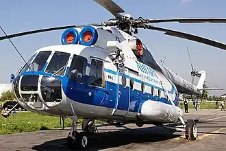 Разбившийся Ми-8ТВ борт RA-24410 за год до катастрофы