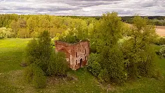 Вид на Крестовоздвиженский храм