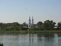 Нижнее течение Кинешемки в Кинешме