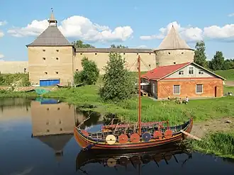 Вид на крепость «Старая Ладога»