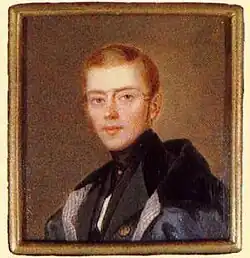 Портрет сына,  Вильгельма Леона Вивьен де Шатобрена, 1840-е.