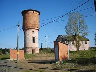 Водонапорная башня в Токарях