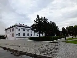 Здание вокзала, вид с Вокзальной площади.