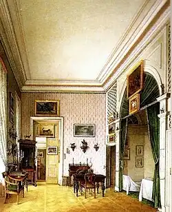 Интерьер Александровского дворца. Спальня младших великих княжен