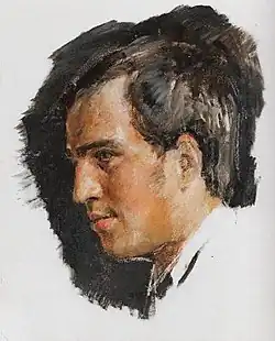 Портрет работы Валентина Серова, 1887 год