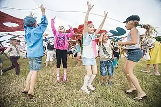 Установление рекорда на самый длинный рушник