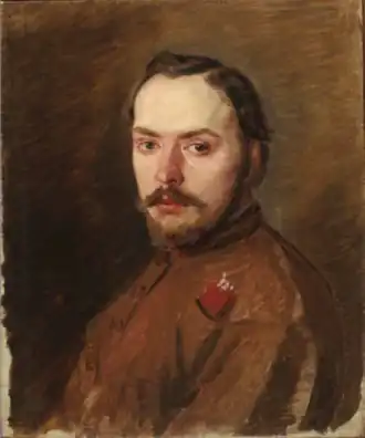 В. Г. Перов. Портрет А. М. Мельникова. Около 1875 года