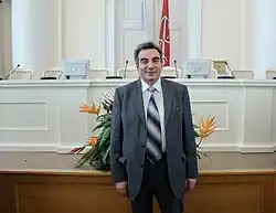 Павел Наумович Кротин в Смольном на награждении Заслуженный врач Российской Федерации в 2010 году