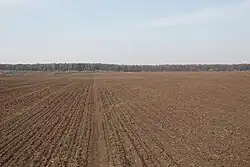 Географический центр Украины, вид на север