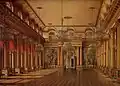 Э. П. Гау. Гербовый зал. Акварель. 344x454. 1863 г.