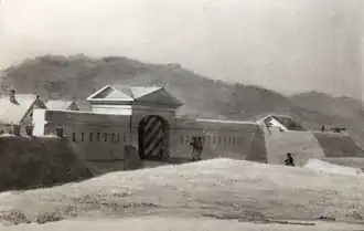 Въезд в крепость Герзель-аул