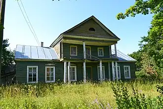 Главный дом усадьбы Ртищевых, XIX в. Находится в Старо-Глинкино (западная часть села Богатьково)