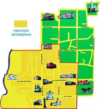 Карта-схема заповедник