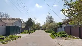 конец улицы