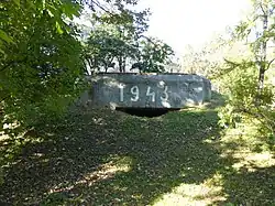 ДОТ на пр. Обуховской обороны.