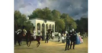 Елагиноостровская гауптвахта с караулом Кавалергардского полка