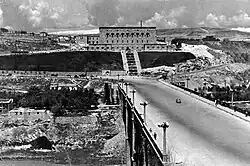 Мост Победы и Ереванский коньячный завод, 1952 год