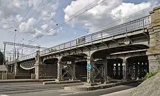 Царскосельский железнодорожный мост Объект культурного наследия народов РФ регионального значения. Рег. № 782211404570005 (ЕГРОКН). Объект № 7832006000 (БД Викигида)