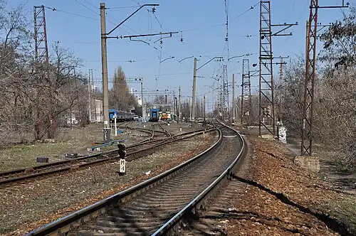 Путевое развитие станции