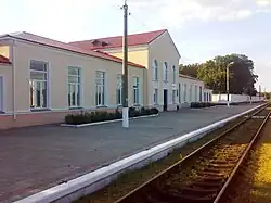 Железнодорожный вокзал.