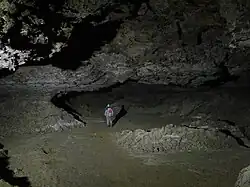 Зал в центральной части пещеры