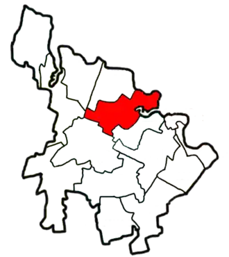 Заречанский сельский совет на карте