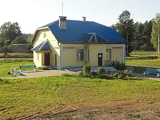 Новое здание железнодорожной станции в Голынце