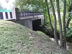 Мост через реку Жемчужную по проспекту Красных Командиров