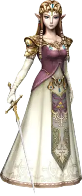 Зельда в образе, использованном в игре The Legend of Zelda: Twilight Princess