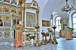 Фрагмент интерьера церкви