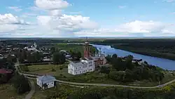 Исторический центр города Чердынь и река Колва
