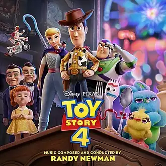 Обложка альбома Рэнди Ньюмана «Toy Story 4(Original Motion Picture Soundtrack)» (2019)