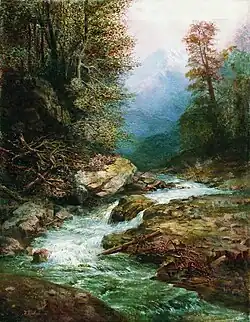 Горный ручей.