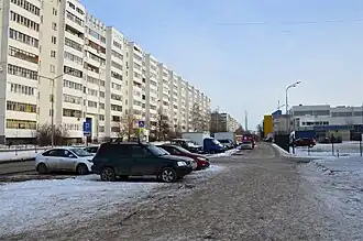 Перспектива улицы Кул Гали в восточном направлении (декабрь 2018)