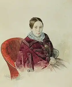 Портрет неизвестной в кресле